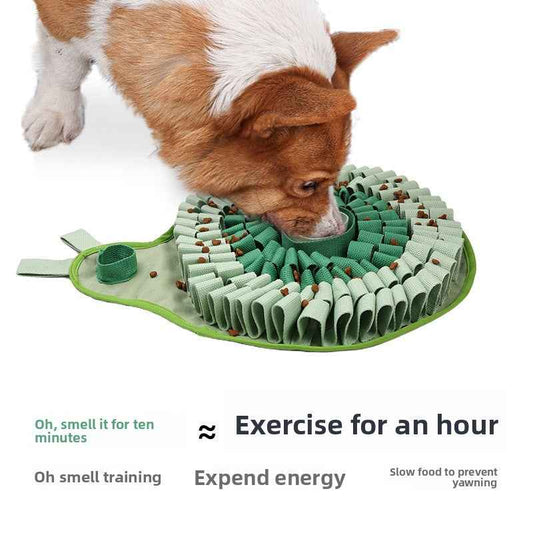 Snail Shape Bite-Resistant Snuffle Mat: Washable Dog Foraging Puzzle Toy - Pawembrace.com