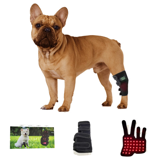 Built in Battery LED Red Light Therapy Warp with 660NM 850NM Near Infrared for Dog's Pain Relief